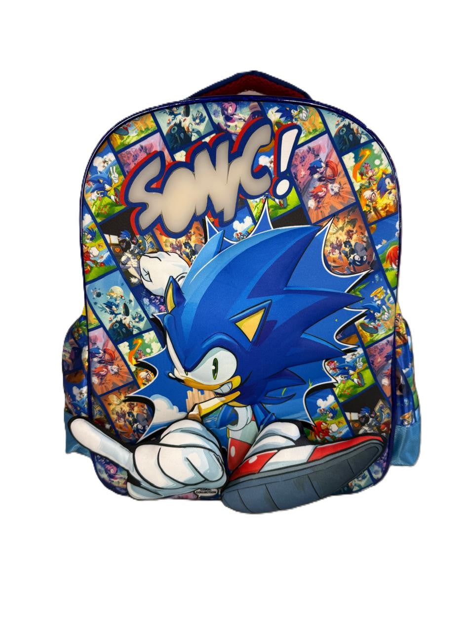 MOCHILA KINDER SONIC 3D CON LUZ RUZ MOD.179436
