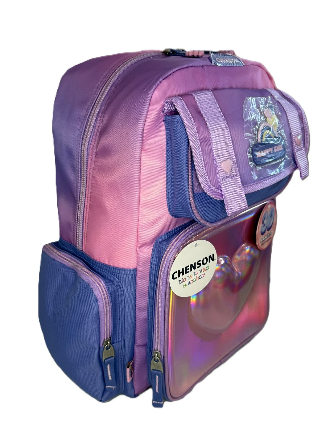 MOCHILA PRIMARIA HAPPY GIRL 3D CHENSON MOD.HG71037-U