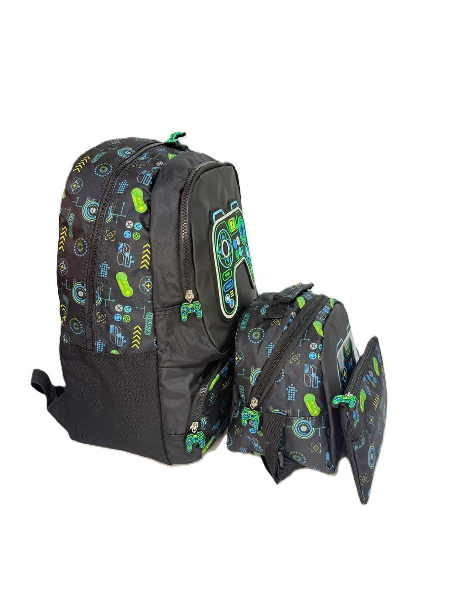 MOCHILA PRIMARIA GAMER 3 EN 1 GARCO MOD.GC23054-1