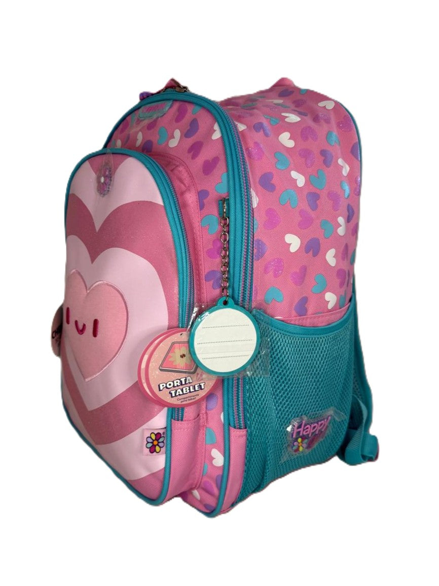 MOCHILA PRIMARIA HAPPY GIRL CHENSON MOD.HG1032-P