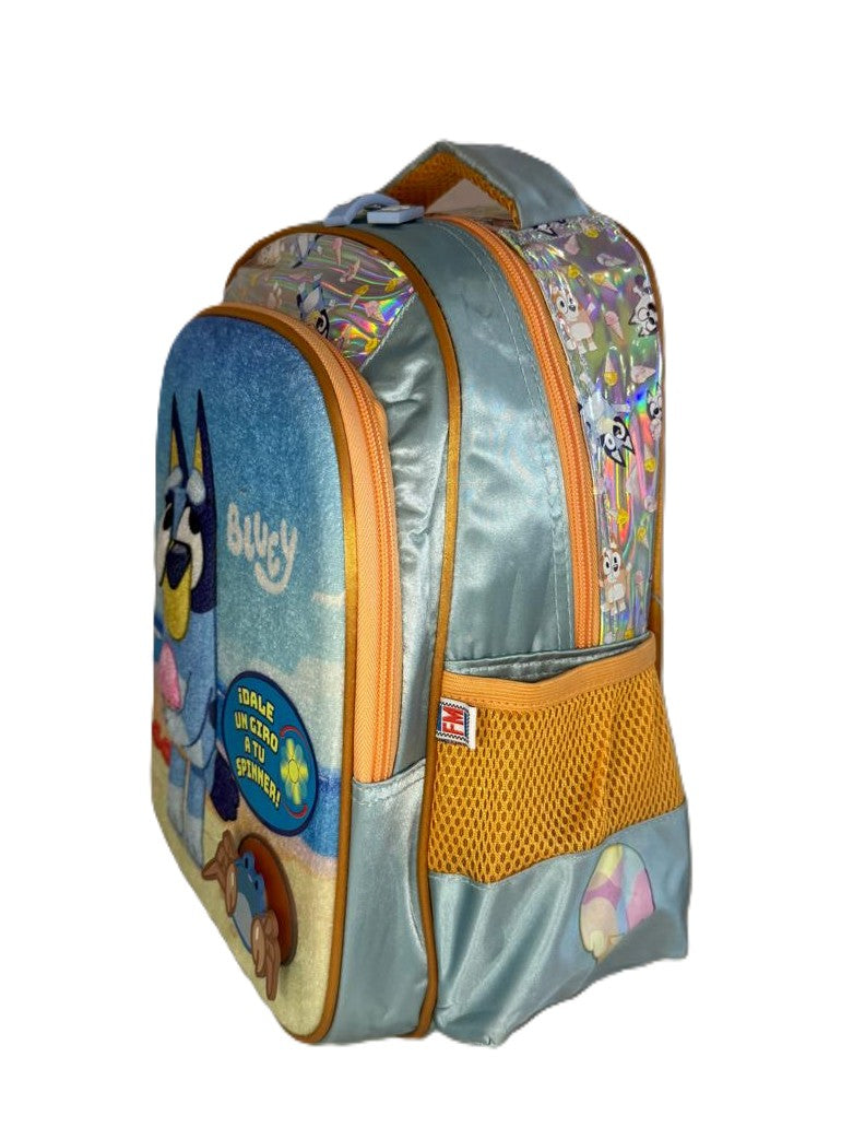 MOCHILA KINDER BLUEY 3D SPINNER FOTORAMA MOD.03908-BL509K32BP