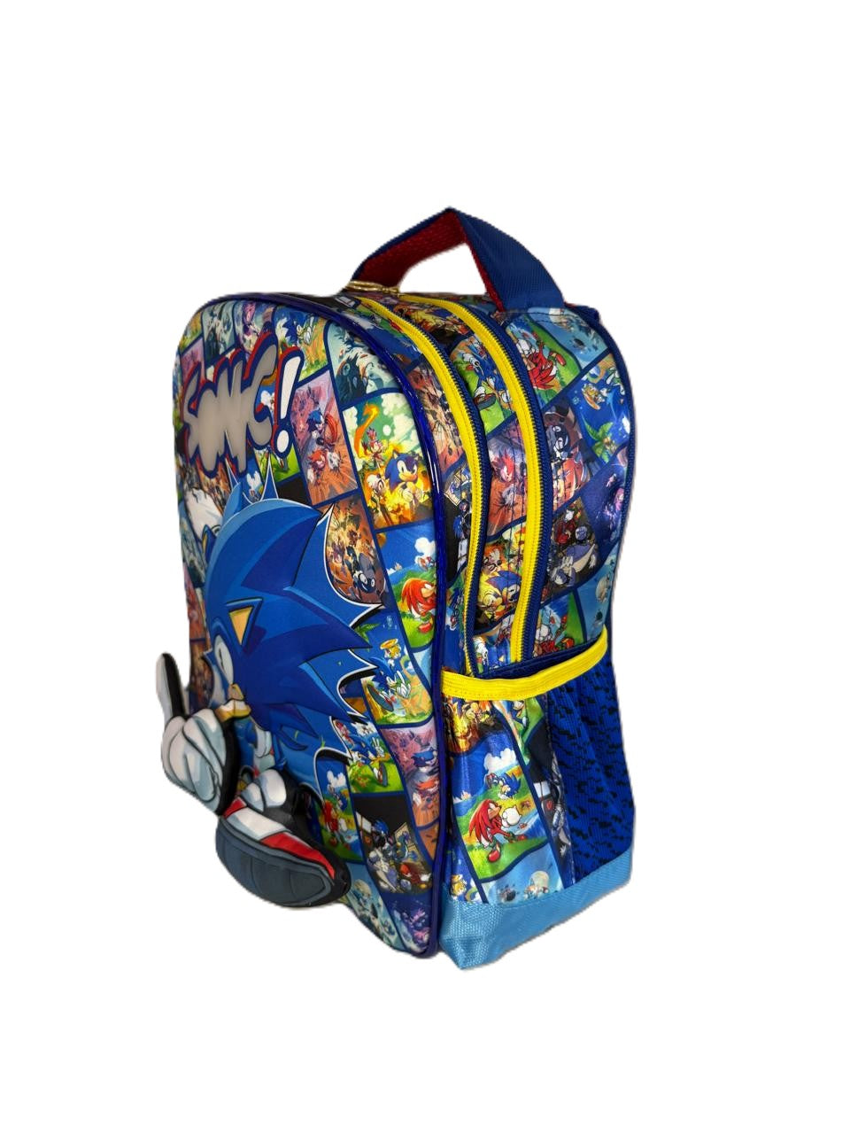 MOCHILA KINDER SONIC 3D CON LUZ RUZ MOD.179436