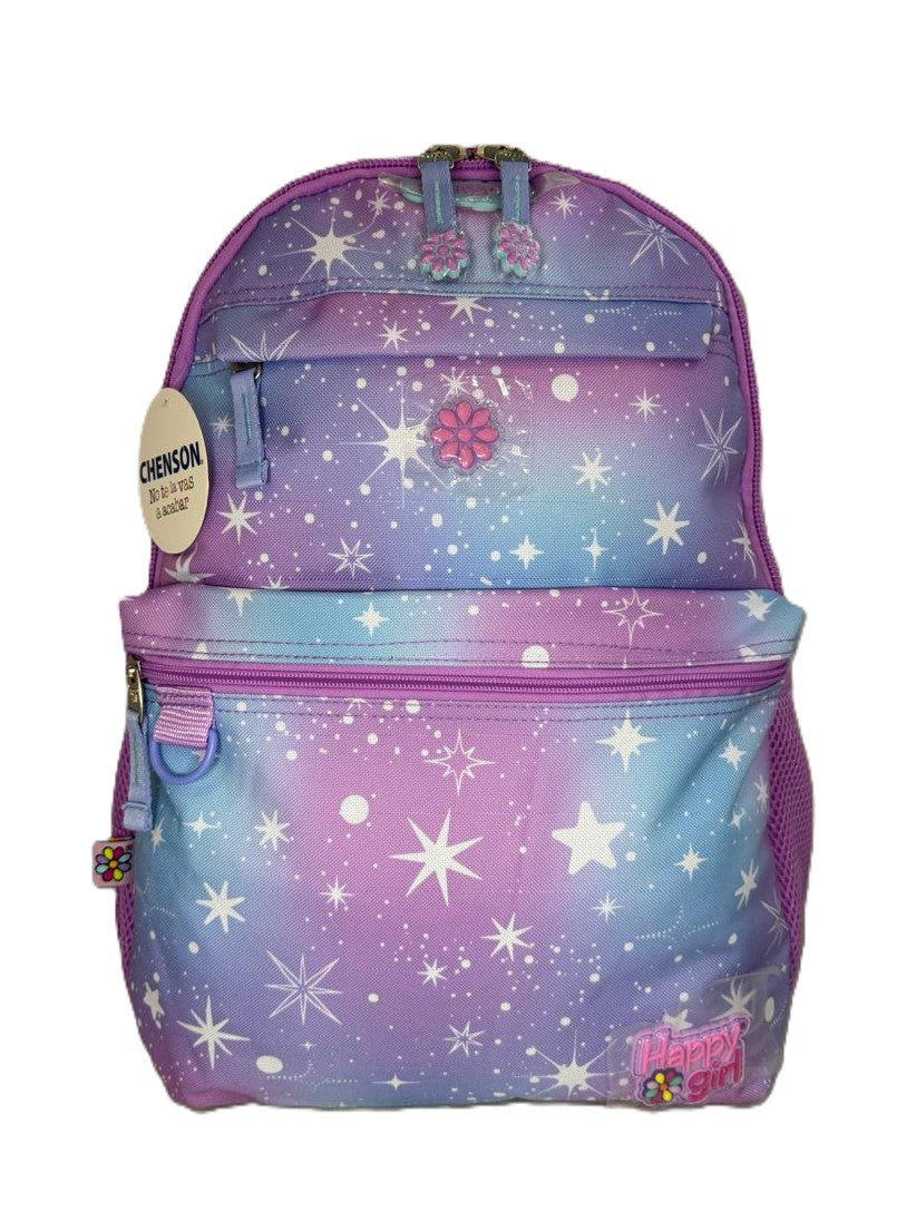 MOCHILA PRIMARIA HAPPY GIRL 3 EN 1 CHENSON MOD.HG70961