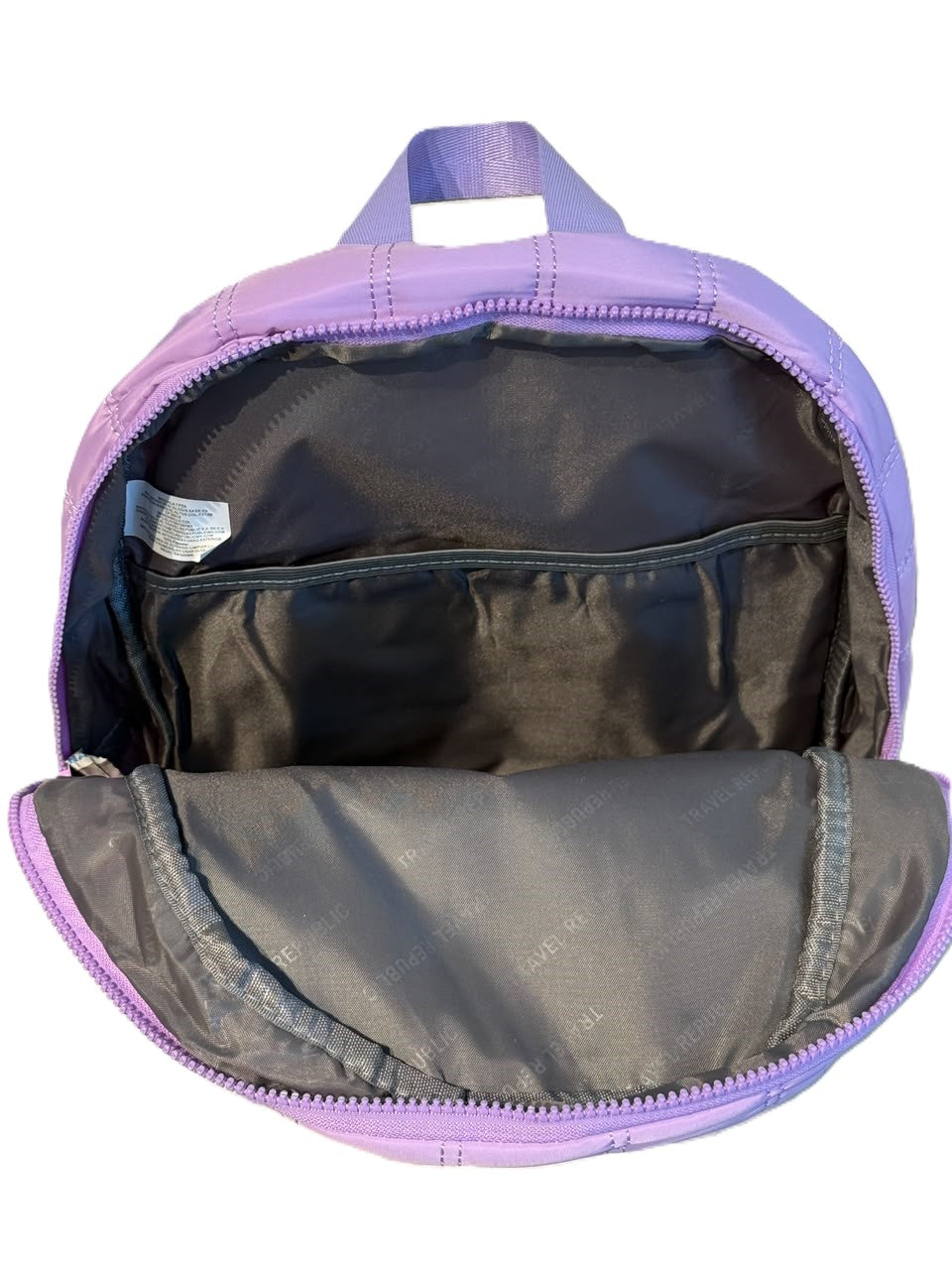MOCHILA JUVENIL ESCOLAR LILA TRAVEL REPUBLIC MOD.TR-SC009-4
