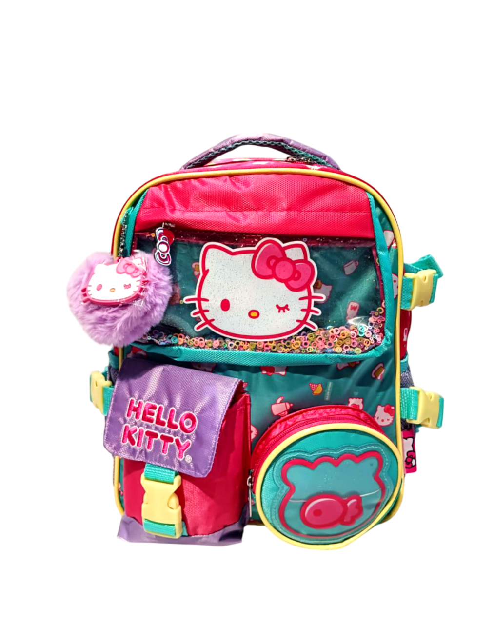 MOCHILA KINDER MOD.182642 HELLO KITTY RUZ