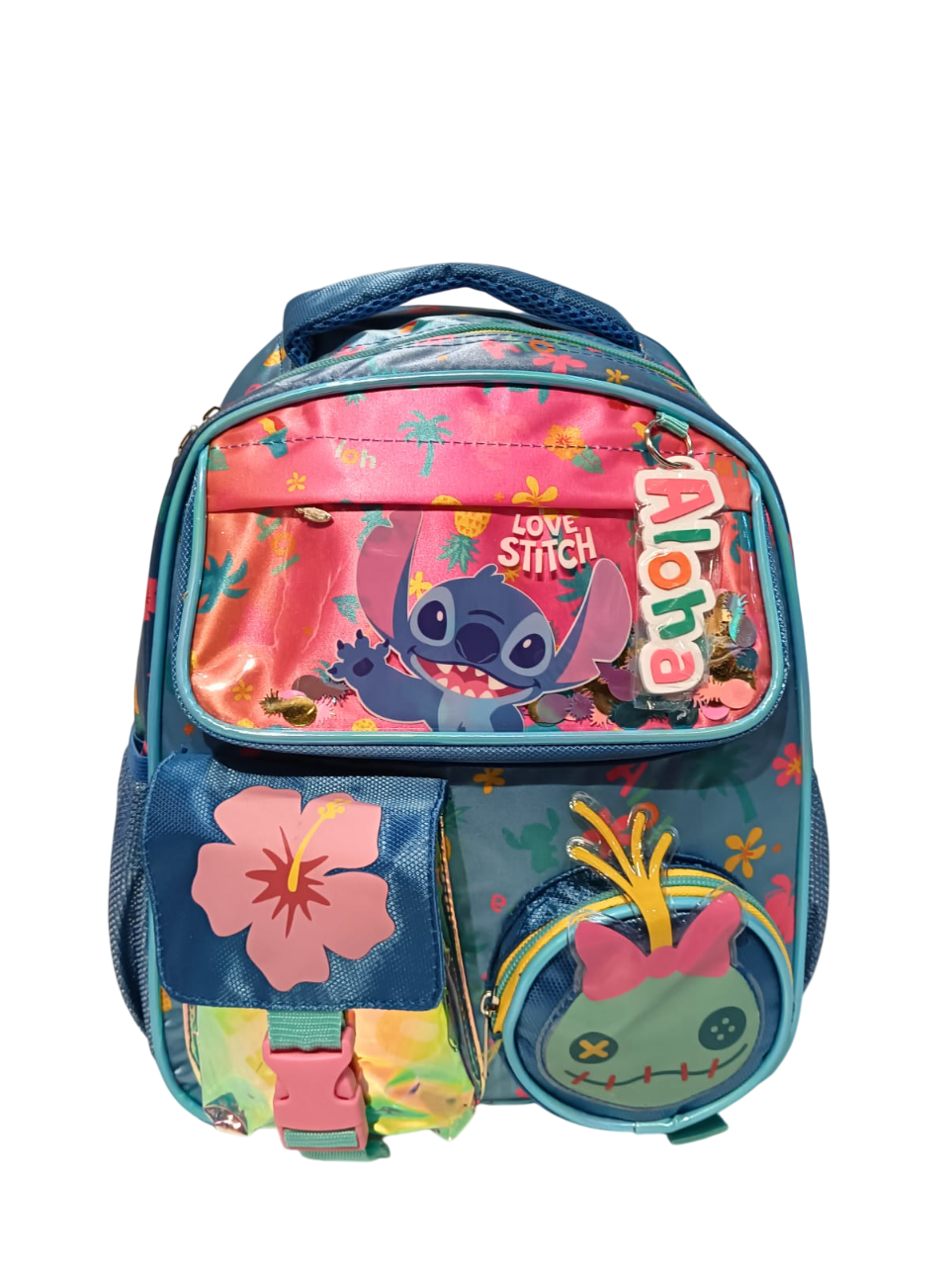 MOCHILA KINDER MOD.182686 STITCH RUZ