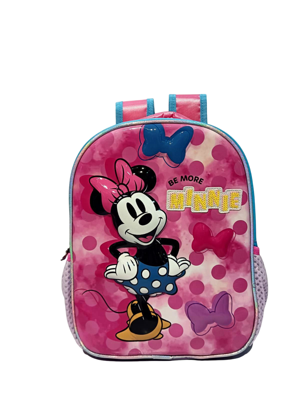 MOCHILA KINDER 3D MOD.184591 MINNIE METALICO RUZ