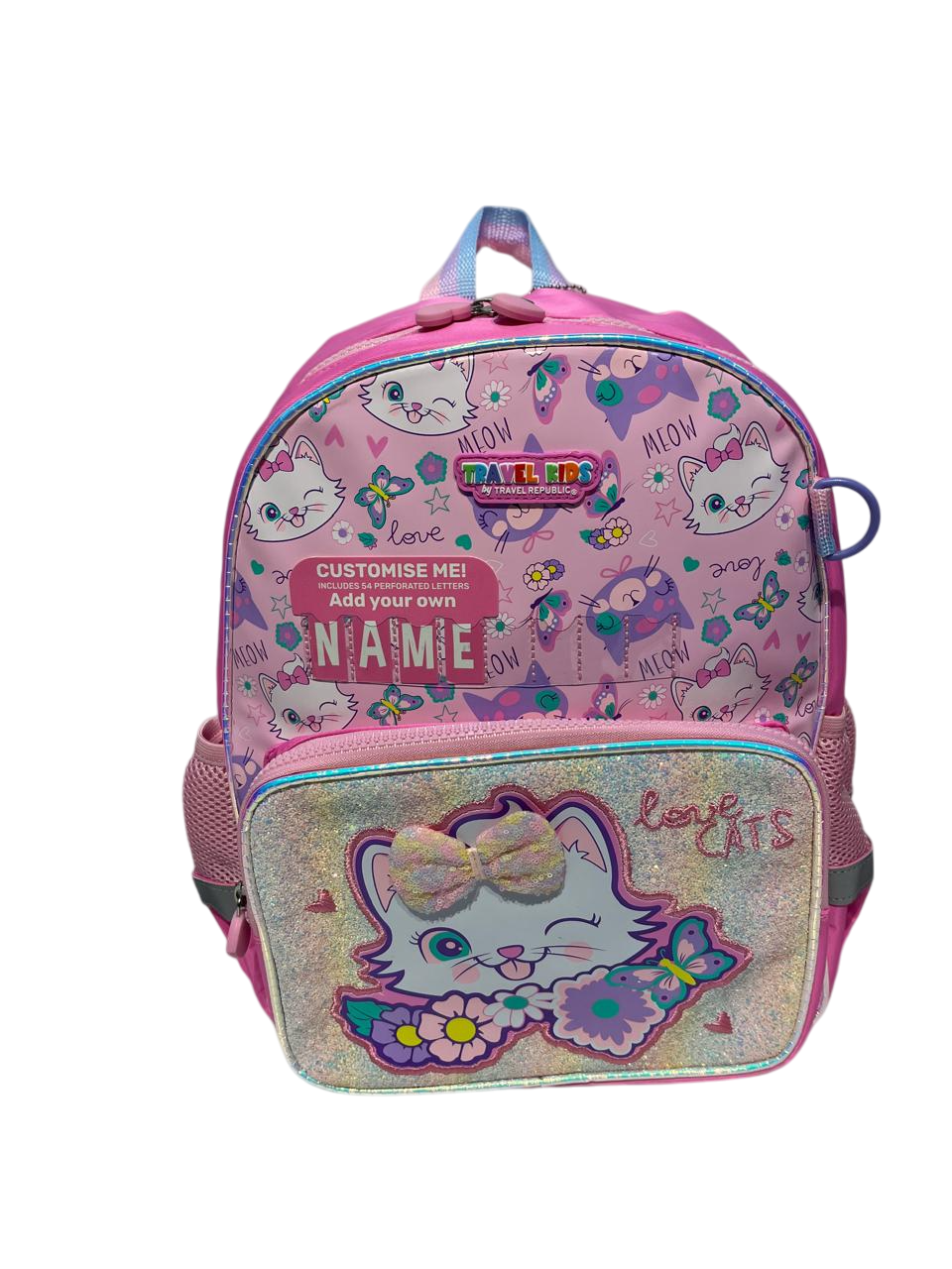 MOCHILA KINDER TRAVEL KIDS MOD.TRKD-SB046-G GATITO