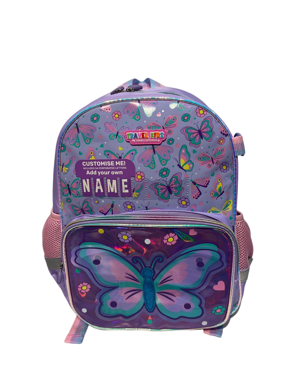 MOCHILA KINDER TRAVEL KIDS MOD.TRKD-SB046-G MARIPOSA