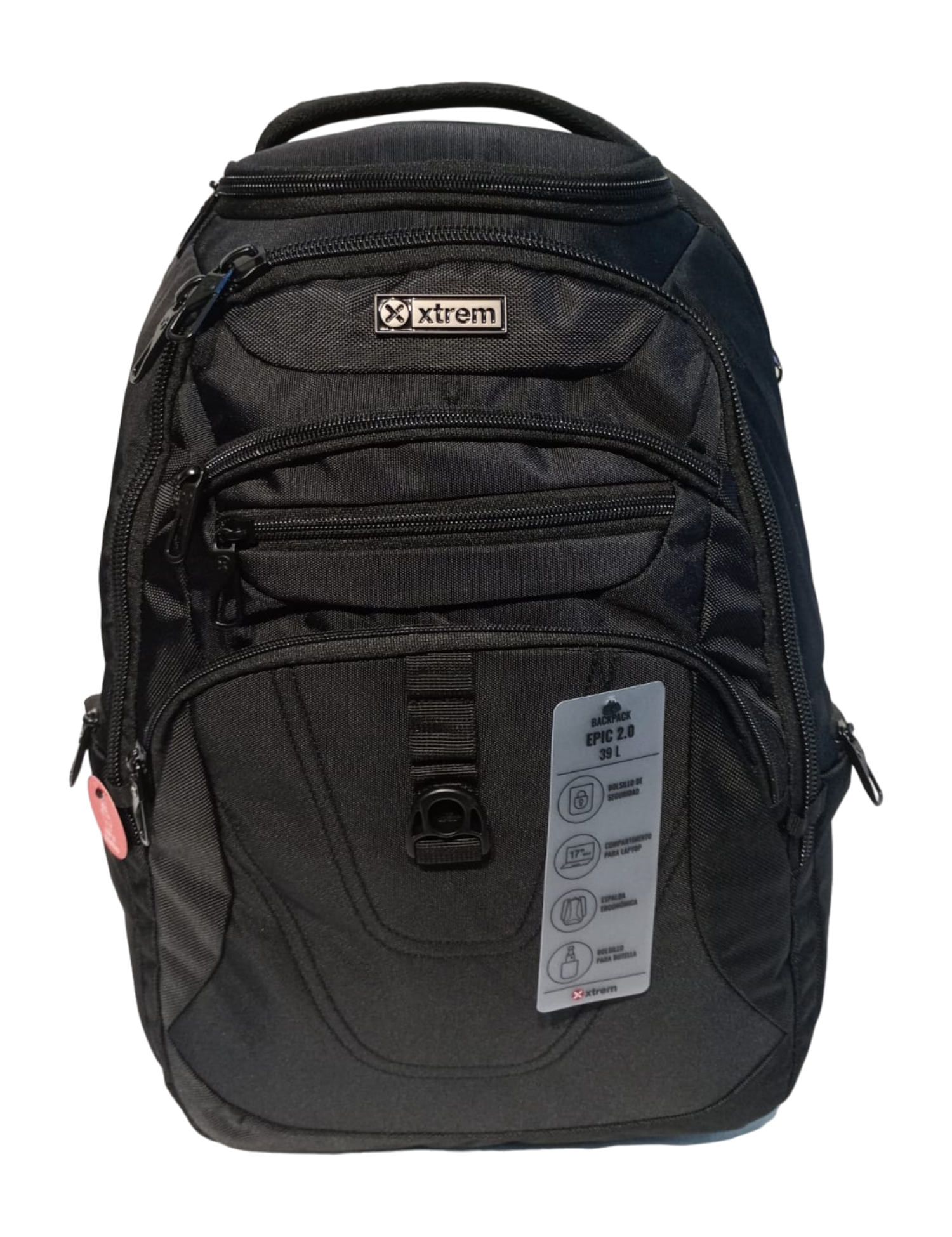 MOCHILA XTREM  MOD. EPIC 2.0 4XT PORTA LAPTOP NEGRO