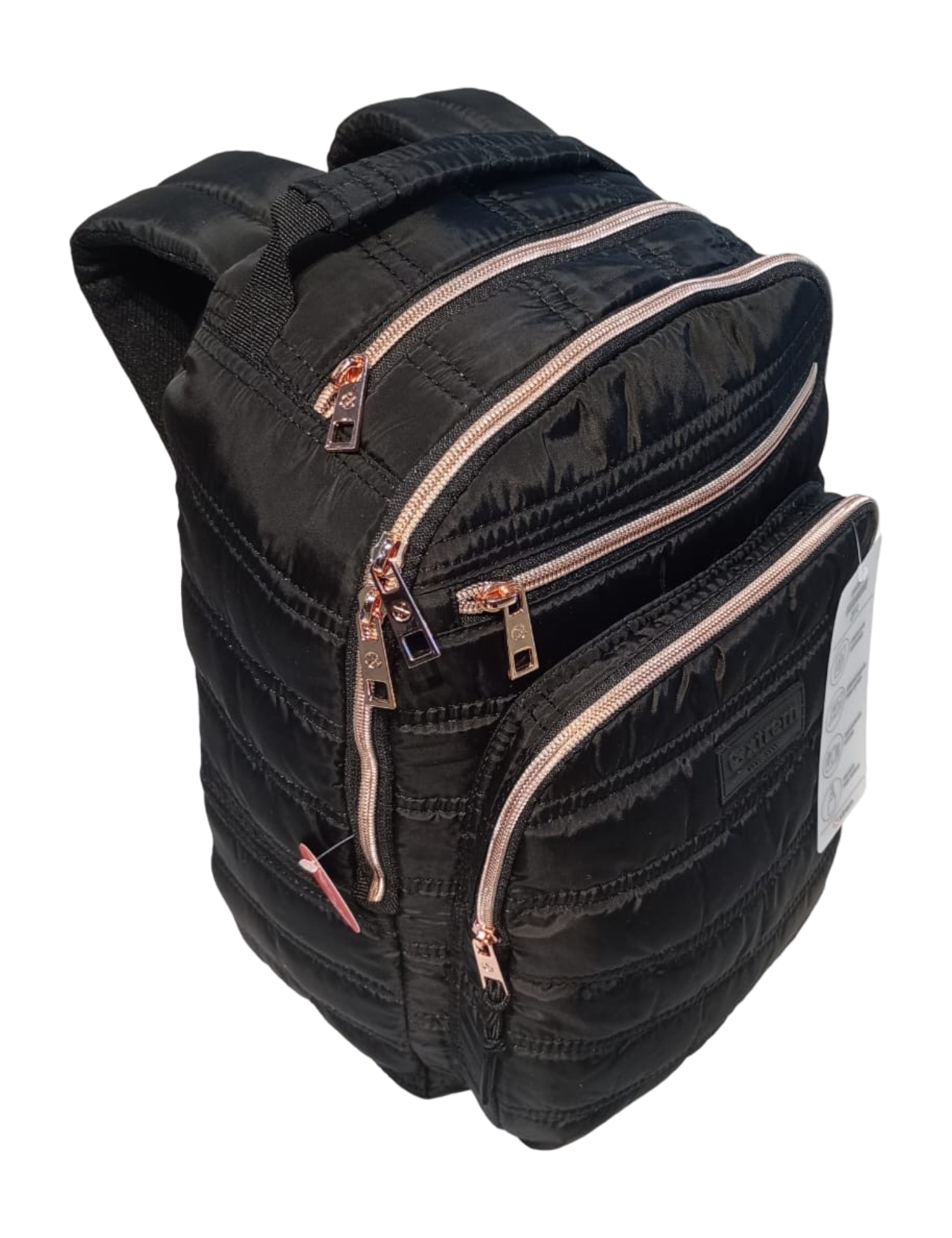 MOCHILAS XTREM  MOD. VERMONT NEGRO/ROSA GOLD