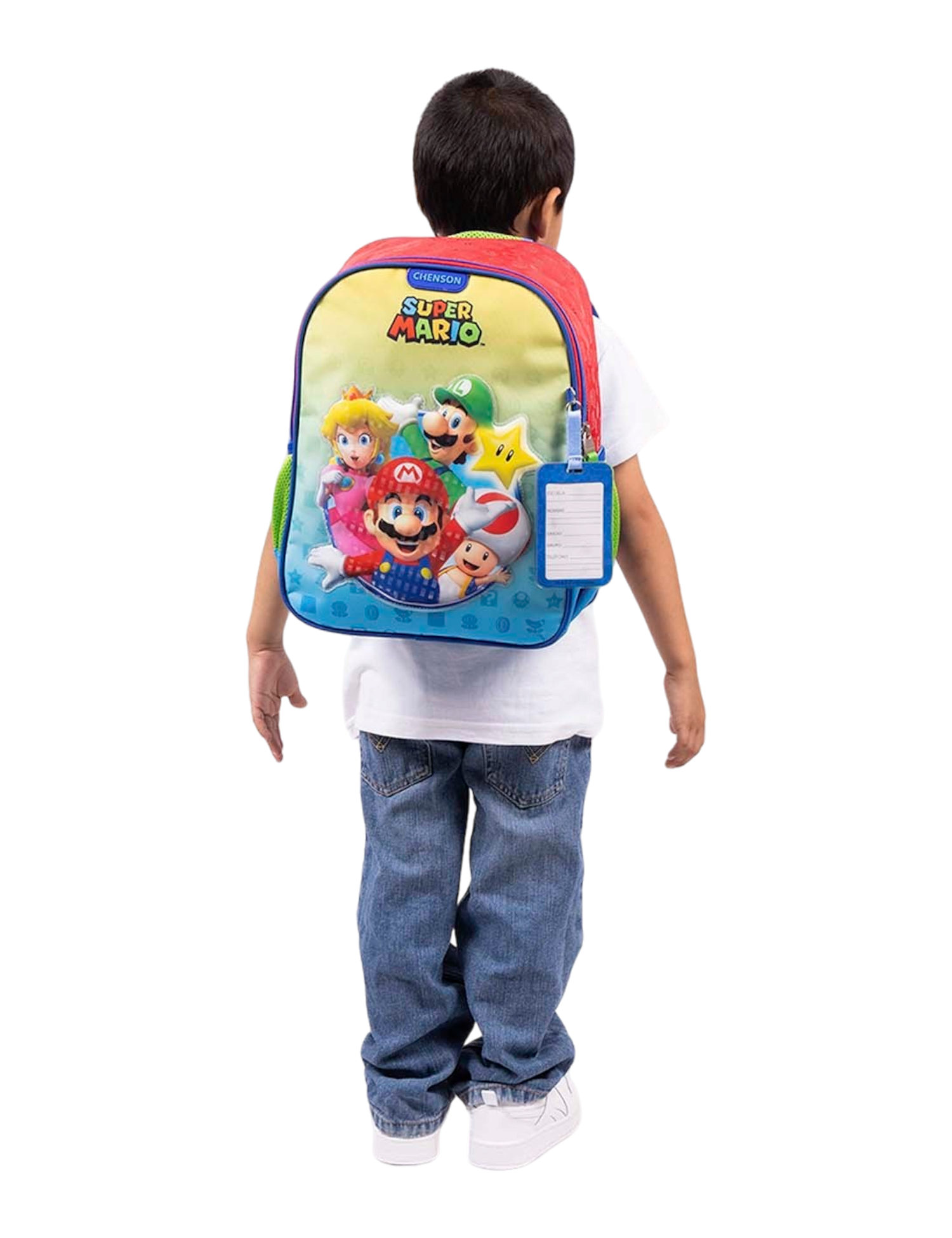 MOCHILA KINDER  MOD.MB66458-R SUPER MARIO  BROS