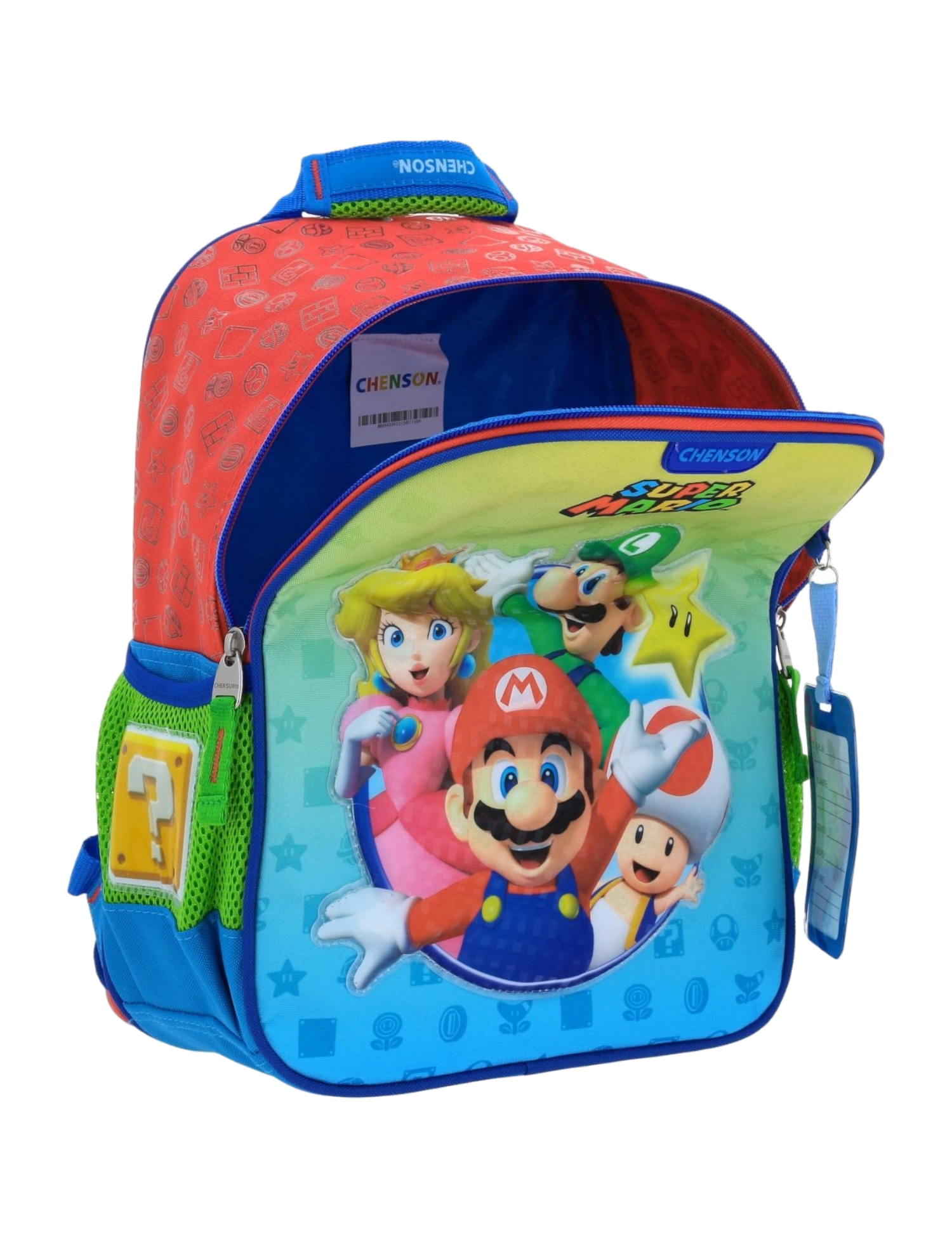 MOCHILA KINDER  MOD.MB66458-R SUPER MARIO  BROS