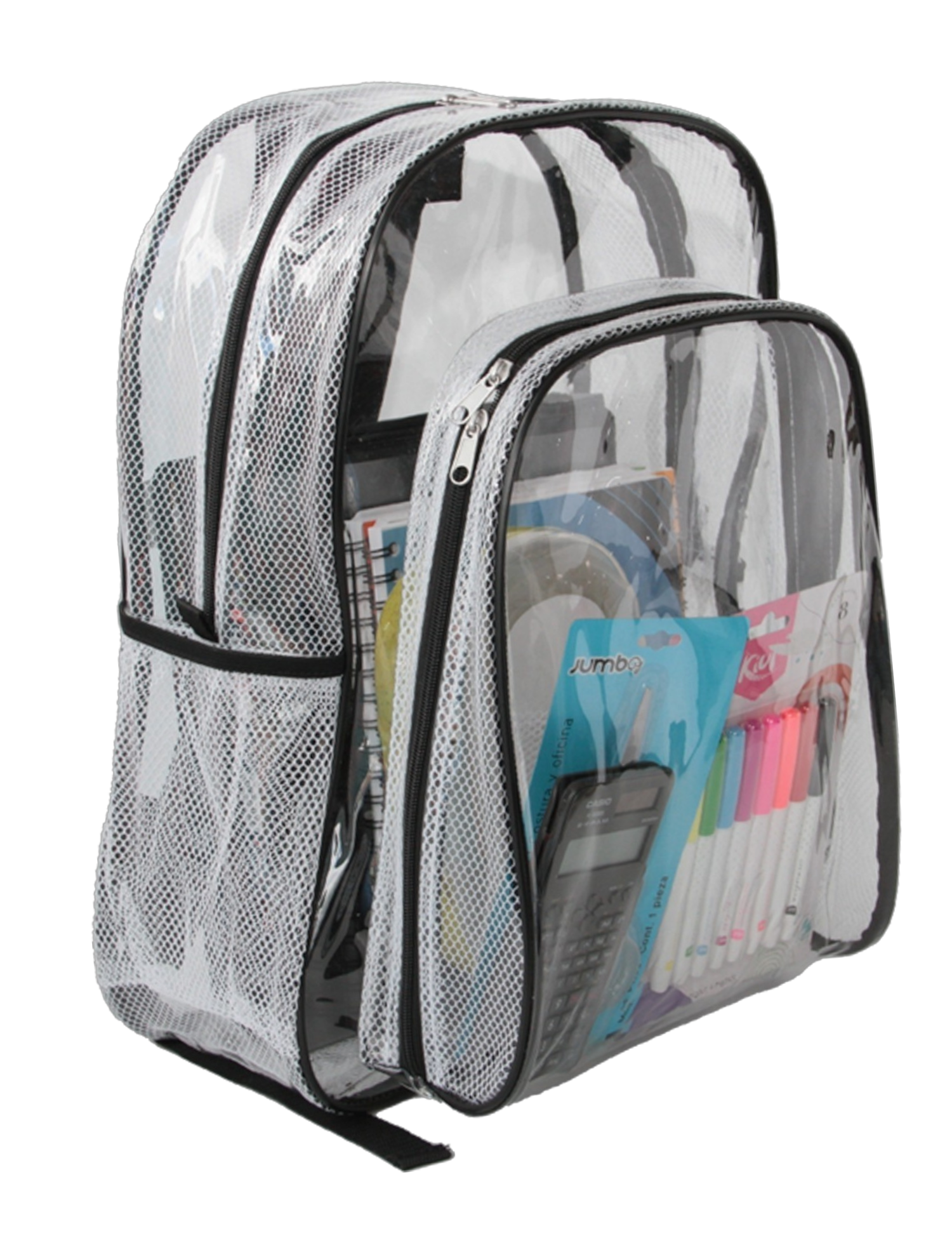 MOCHILA EVEREST TRANSPARENTE  1055CL 14.5