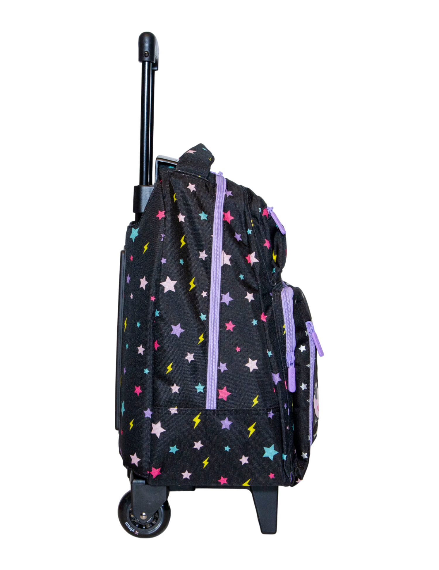 KIT PRIMARIA XTREM MOCHILA CON LLANTITAS, LONCHERA Y LAPICERA KITTY AND STARS