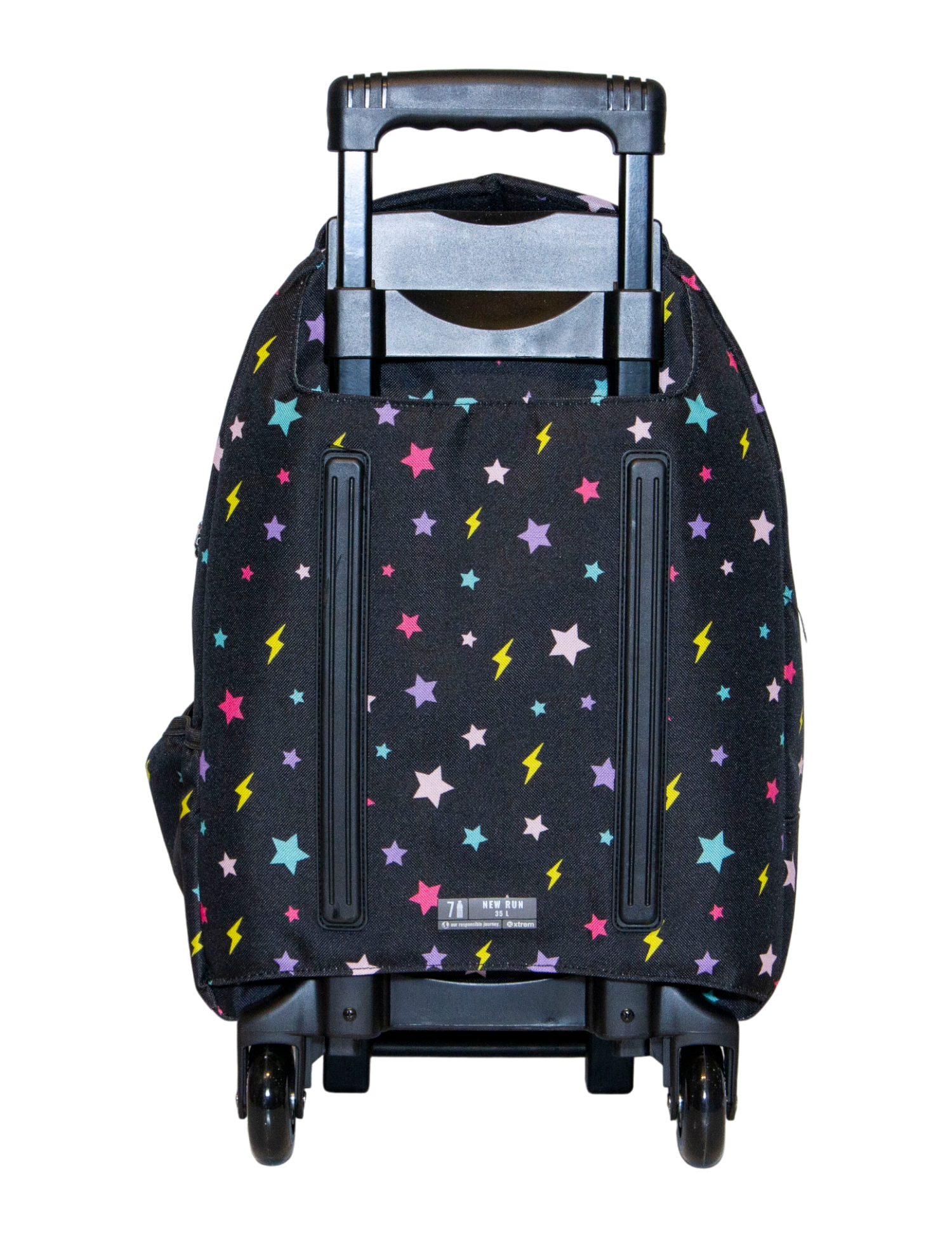 KIT PRIMARIA XTREM MOCHILA CON LLANTITAS, LONCHERA Y LAPICERA KITTY AND STARS