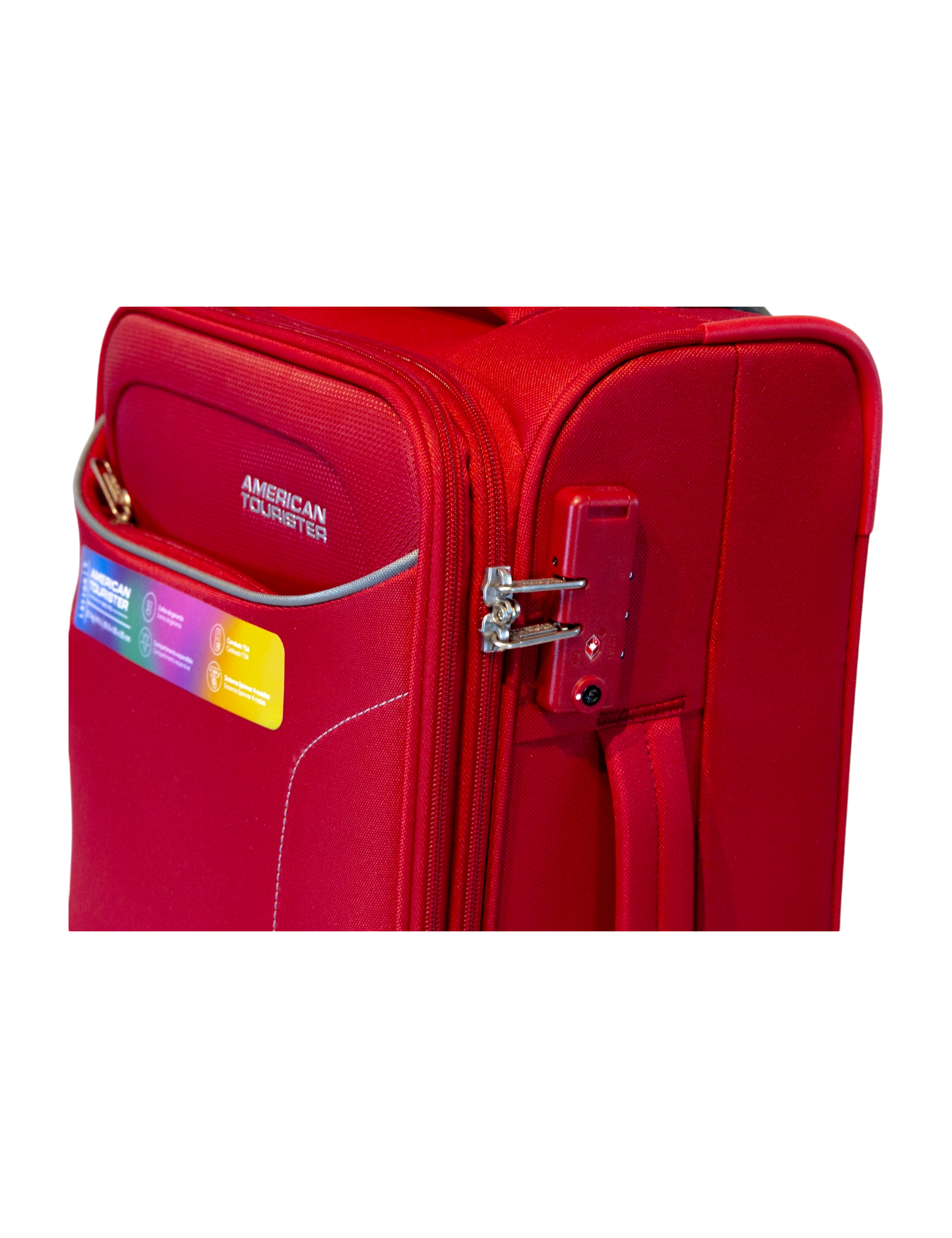 MALETA CARRY ON AMERICAN TOURISTER MODELO LAYTON ROJO