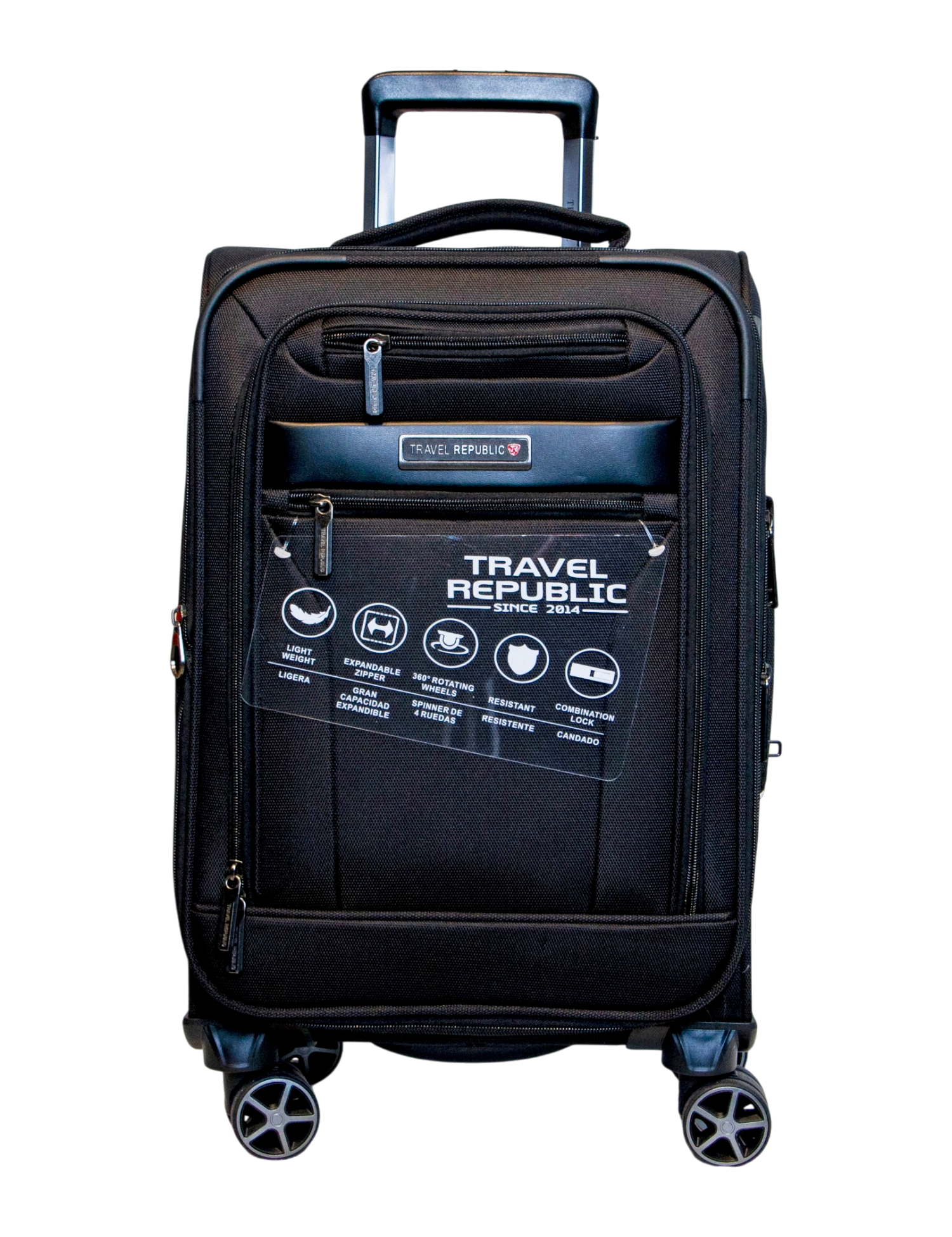 MALETA 20" TRAVEL REPUBLIC MOD. TUMIBLk01 NEGRO