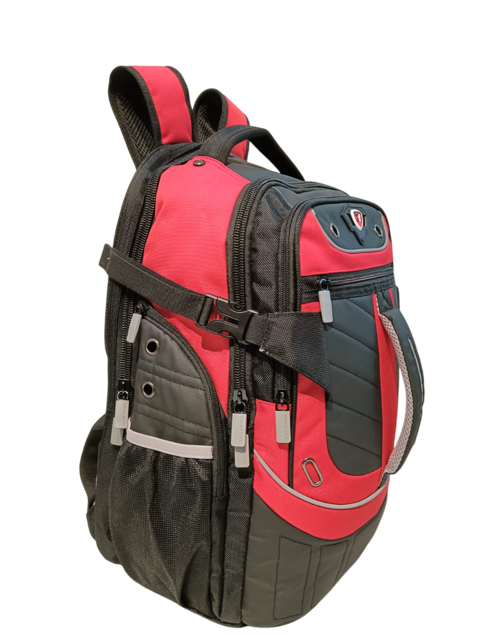 MOCHILA PORTA LAPTOP MOD.TR.XTM06 TRAVEL NEGRO/ROJO