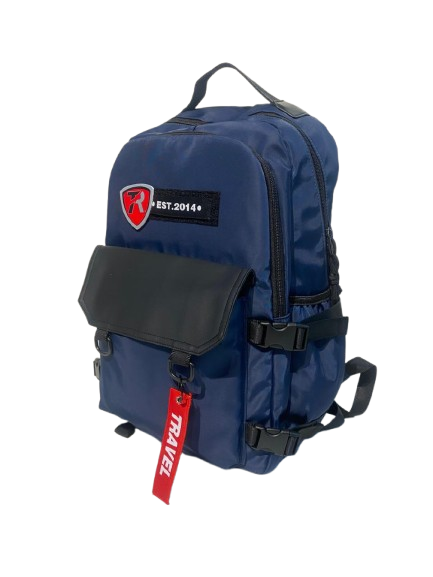 MOCHILA JUVENIL MOD. TR-SC052 AZUL MARINO TRAVEL