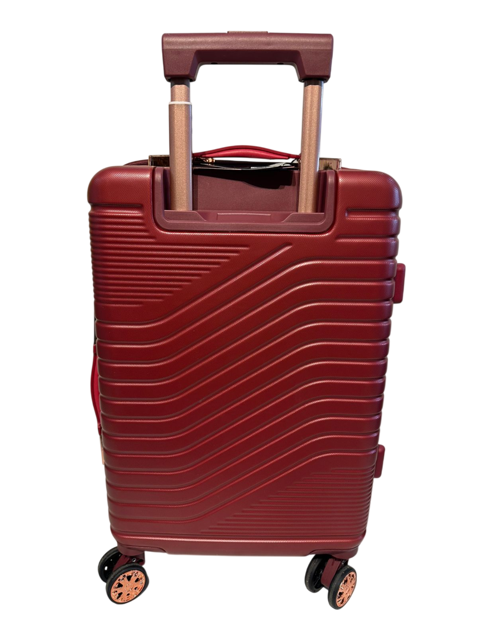 VELIZ RIGIDO 20`` MOD. 049-5 JONY GUINDA LLANTA 360