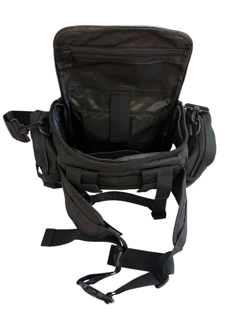 CANGURERA TACTICA MOD. TR-MIL2380 NEGRO TRAVEL REPUBLIC